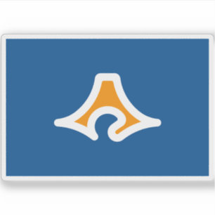 Pegatina Bandera de la prefectura de Shizuoka, Japón