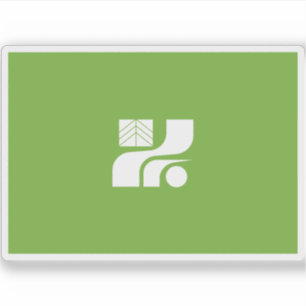 Pegatina Bandera de la prefectura de Tochigi, Japón