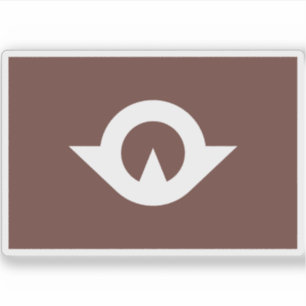 Pegatina Bandera de la prefectura de Yamaguchi, Japón