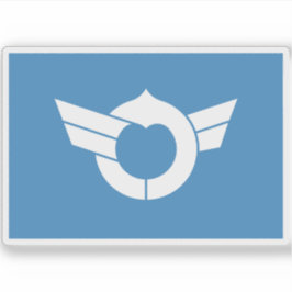 Pegatina Bandera de la prefectura Shiga, Japón