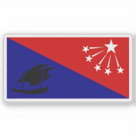 Pegatina Bandera de la Provincia Central, Papua Nueva Guine