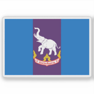 Pegatina Bandera de la provincia de Chiang Rai, Tailandia