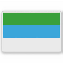 Pegatina Bandera de la provincia de Limón, Costa Rica