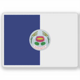 Pegatina Bandera de la provincia de Pathum Thani, Tailandia