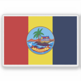 Pegatina Bandera de la provincia de Rayong, Tailandia
