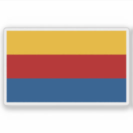 Pegatina Bandera de la provincia de San Pedro de Macorís