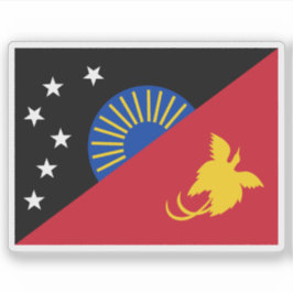 Pegatina Bandera de la provincia de Sandaun, Papua Nueva Gu