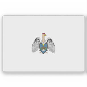 Pegatina Bandera de la provincia de Santiago de Chuco, Perú