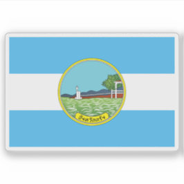 Pegatina Bandera de la provincia de Trang, Tailandia