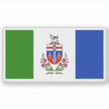 Bandera de la provincia de Yukon, Canadá