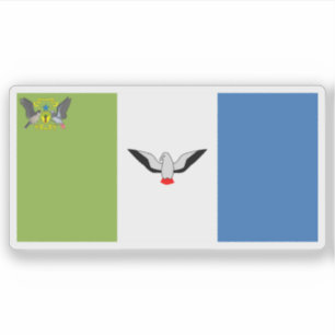 Pegatina Bandera de la Región Autónoma del Príncipe,Santo T