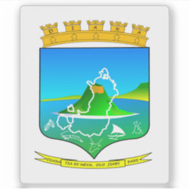 Pegatina Bandera de la Región de Diana, República de Madaga
