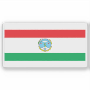 Pegatina Bandera de la Región Harari, Etiopía