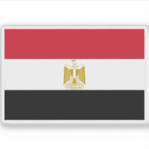 Bandera de la República Árabe de Egipto