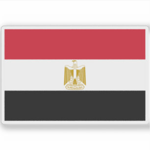 Pegatina Bandera de la República Árabe de Egipto