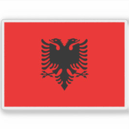 Pegatina Bandera de la República de Albania