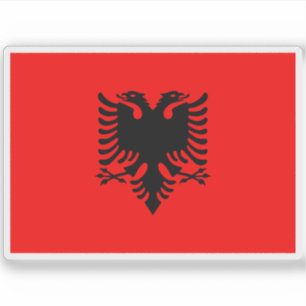Pegatina Bandera de la República de Albania
