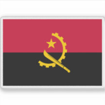 Bandera de la República de Angola