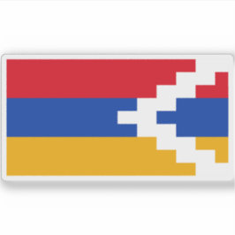 Pegatina Bandera de la República de Artsakh