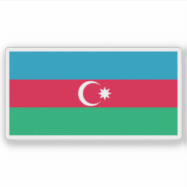 Pegatina Bandera de la República de Azerbaiyán (1991-2013)