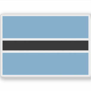 Pegatina Bandera de la República de Botswana