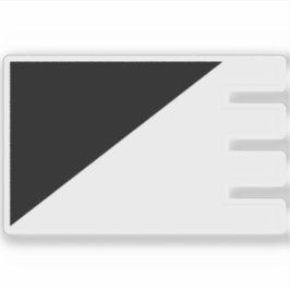 Pegatina Bandera de la República de Cospaia (1440-1826)