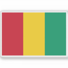Pegatina Bandera de la República de Guinea