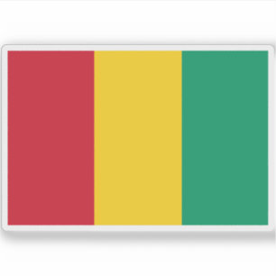 Pegatina Bandera de la República de Guinea