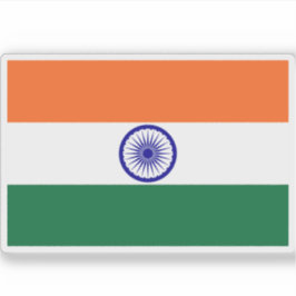 Pegatina Bandera de la República de la India