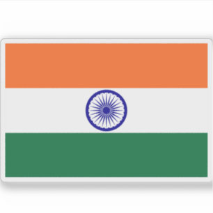 Pegatina Bandera de la República de la India