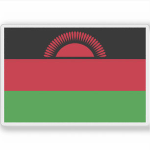 Pegatina Bandera de la República de Malawi