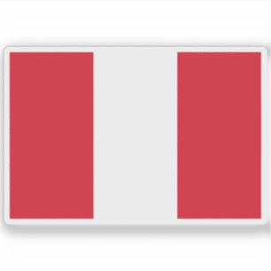 Pegatina Bandera de la República del Perú