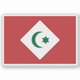 Pegatina Bandera de la República del Rif (1921-1926)