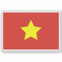 Bandera de la República Democrática de Vietnam ('4