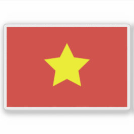 Pegatina Bandera de la República Democrática de Vietnam ('4