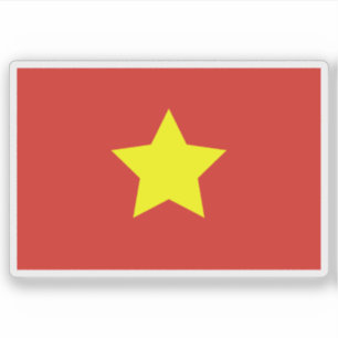 Pegatina Bandera de la República Democrática de Vietnam ('4