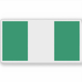 Pegatina Bandera de la República Federal de Nigeria