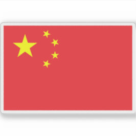 Pegatina Bandera de la República Popular China
