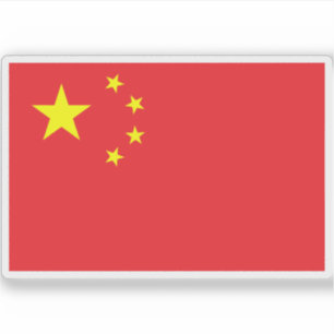 Pegatina Bandera de la República Popular China
