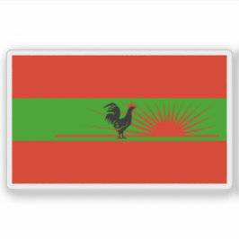 Pegatina Bandera de la República Popular Democrática de Ang