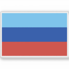 Pegatina Bandera de la República Popular Lugansk