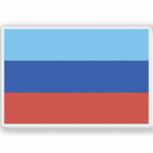 Pegatina Bandera de la República Popular Lugansk