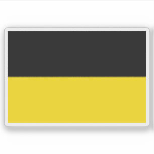 Pegatina Bandera de la Silesia Checa, región histórica