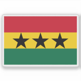 Pegatina Bandera de la Unión de Estados de África (Ghana, G