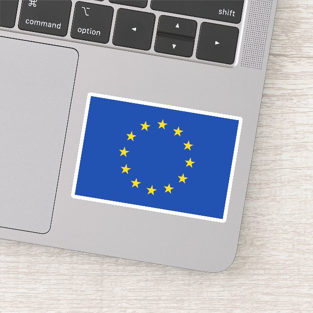 Pegatina Bandera de la Unión Europea (Detalle)