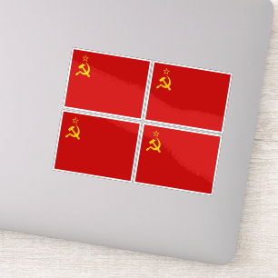 Pegatina Bandera de la Unión Soviética, URSS, CCCP, Comunis