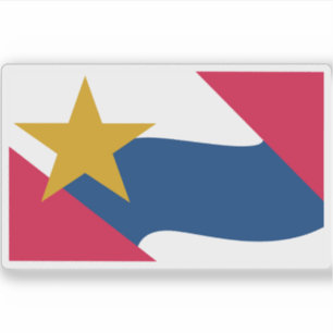 Pegatina Bandera de Lafayette, Indiana