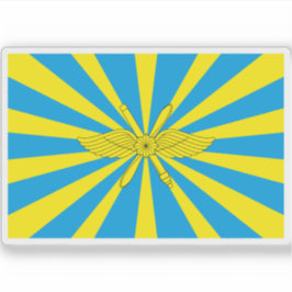 Pegatina Bandera de las fuerzas aeroespaciales rusas