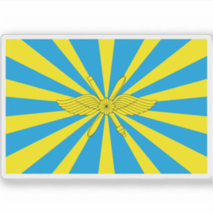 Pegatina Bandera de las fuerzas aeroespaciales rusas