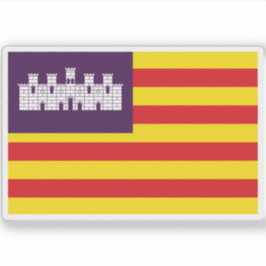 Pegatina Bandera de las Islas Baleares
